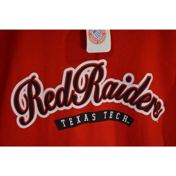 Vintage T-shirt 2XL XXL Red Raiders Texas Tech Red NEW Jones & Mitchell - Picture 5 of 8